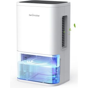 Aiusevo 810 Sq.ft (88oz) Dehumidifier with Colorful LED Light